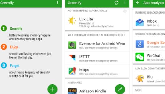 Gameplay screenshot from greenify for Android
