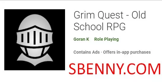 grim quest old school rpg