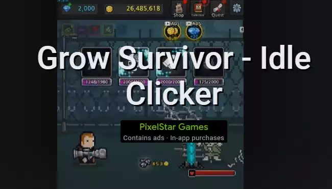  Grow Survivor - Idle Clicker