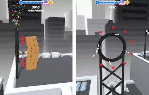 Gameplay screenshot from gym flip for Android