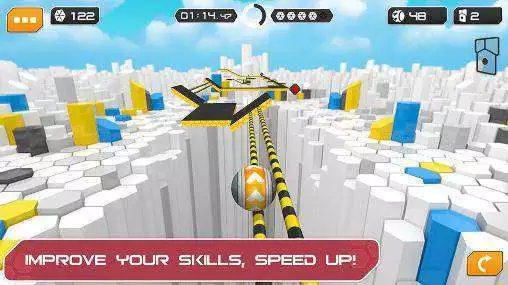 Gameplay screenshot from gyrosphere trials for Android