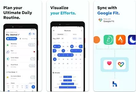 Gameplay screenshot from habitify daily habit tracker for Android