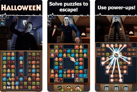 Gameplay screenshot from halloween match made in terror for Android