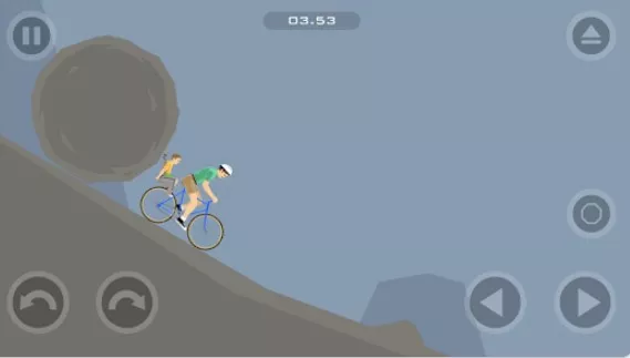 Gameplay screenshot from happy wheels for Android
