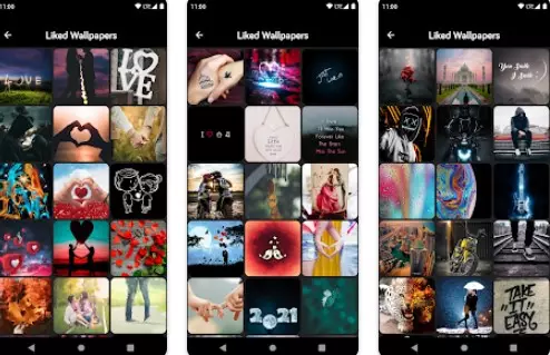 Gameplay screenshot from hd wallpapers backgrounds for Android