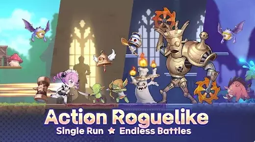 Gameplay screenshot from hero blitz rpg roguelike for Android