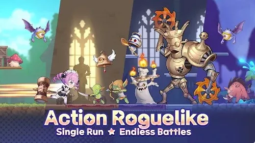 Gameplay screenshot from hero blitz rpg roguelike for Android
