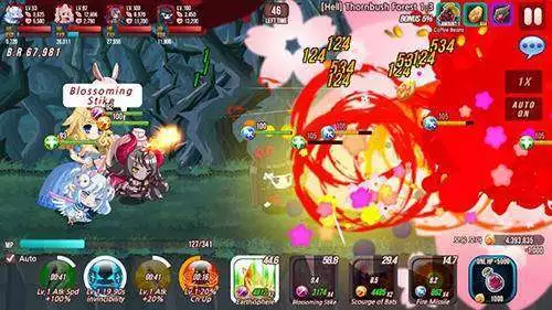 Gameplay screenshot from hero collection rpg for Android