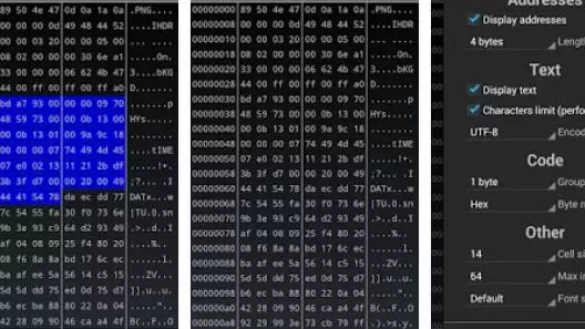 Gameplay screenshot from hex editor for Android