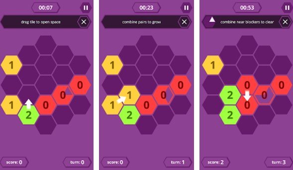 Gameplay screenshot from hexsmith for Android