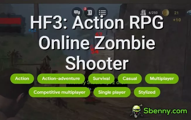  HF3: Action RPG Online Zombie Shooter