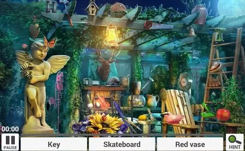 Gameplay screenshot from hidden objects garden mystery games for Android