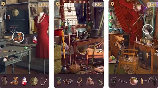 Gameplay screenshot from hidden objects mystery games for Android