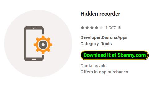 hidden recorder