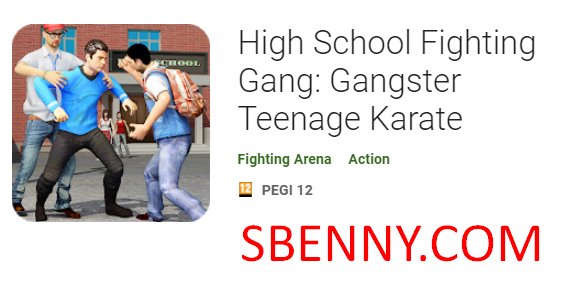  High School Fighting Gang: Gangster Teenage Karate