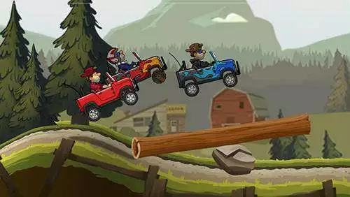 Gameplay screenshot from hill climb racing 2 for Android