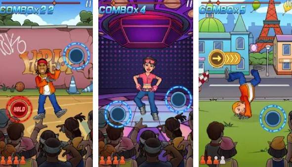 Gameplay screenshot from hip hop dance for Android