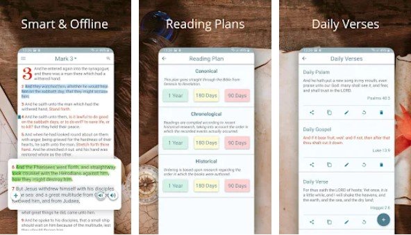 Gameplay screenshot from holy bible new testament for Android