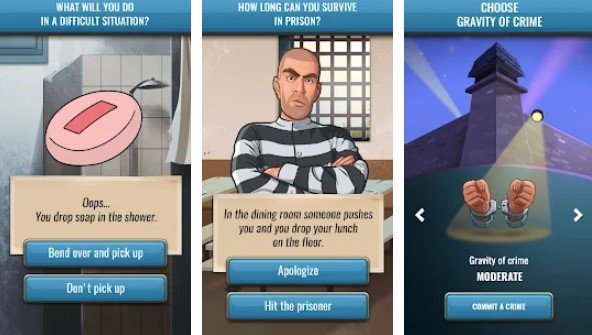 Gameplay screenshot from hoosegow prison survival for Android