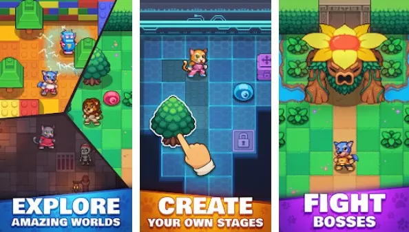 Gameplay screenshot from hoppia tale action adventure for Android