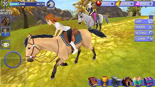 Gameplay screenshot from horse riding tales ride with friends for Android