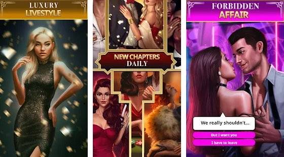 Gameplay screenshot from Hot & Rich: Billionaire Novels for Android