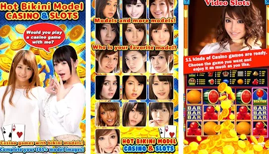 hot bikini casino slots model calendar casino