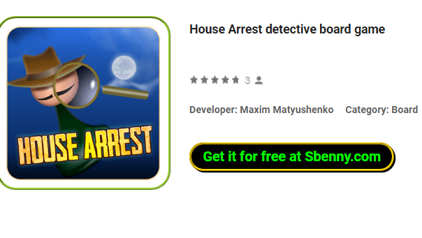  House Arrest detective board game APK