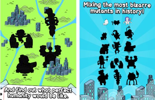 Gameplay screenshot from human evolution create your own mankind for Android