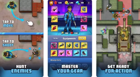 Gameplay screenshot from hunter assassin 2 for Android