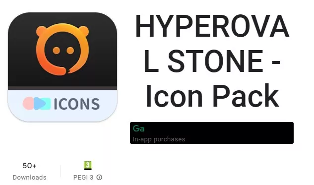  HYPEROVAL STONE - Icon Pack