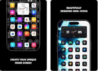 Gameplay screenshot from i18 icon pack for Android