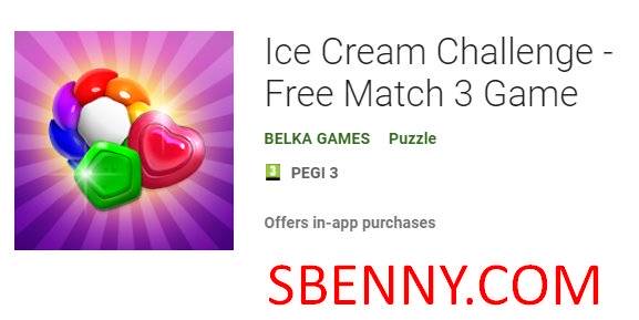 Ice Cream Challenge - Free Match 3 Game