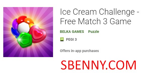  Ice Cream Challenge - Free Match 3 Game