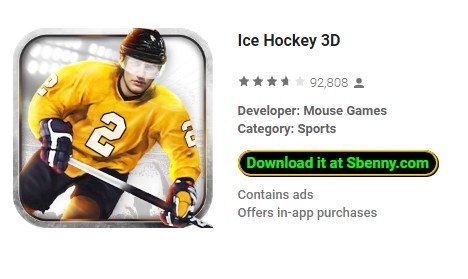 ice hockey 3d