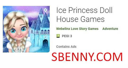 ice princess doll house games