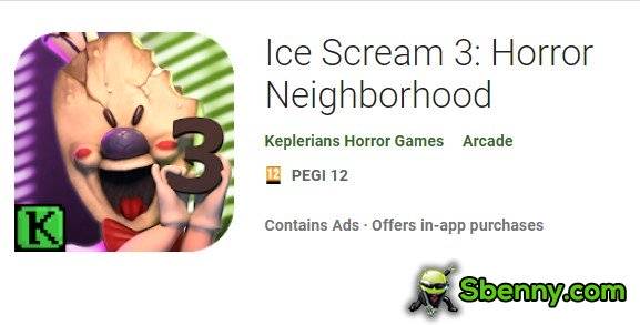 Horror Neighbor Ice Scream 3 - تنزيل APK للأندرويد