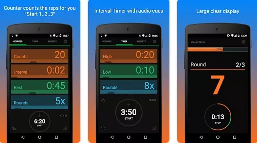 Gameplay screenshot from icounttimer pro for Android