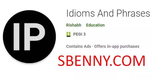 idioms and phrases