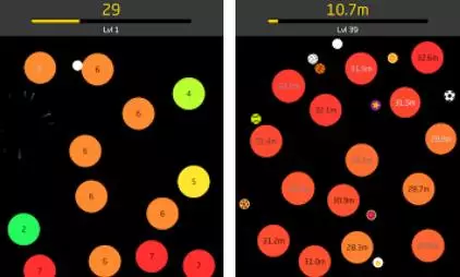 Gameplay screenshot from idle balls for Android