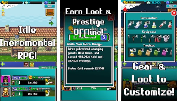  Idle Combat: Pixels (Clicker & Retro RPG)