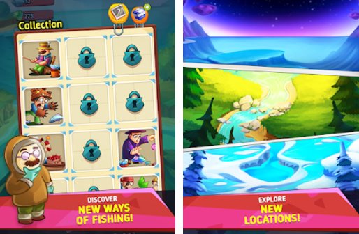 Gameplay screenshot from idle fish empire clicker and simulator for Android