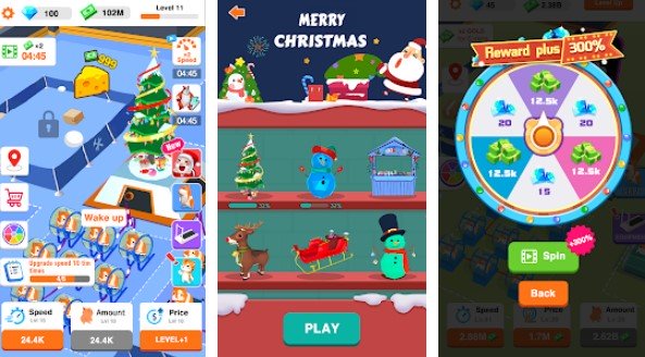 Gameplay screenshot from idle hamster energy for Android