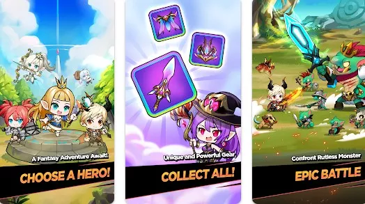 Gameplay screenshot from idle hunter eternal soul for Android