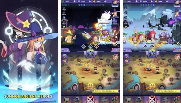 Gameplay screenshot from idle summoner grand battle for Android