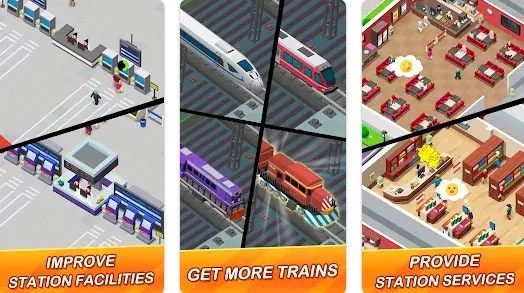 Gameplay screenshot from idle train empire idle games for Android