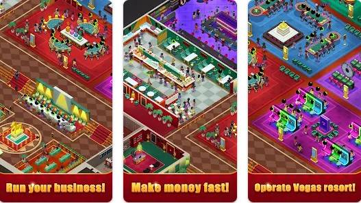 Gameplay screenshot from idle vegas resort tycoon for Android