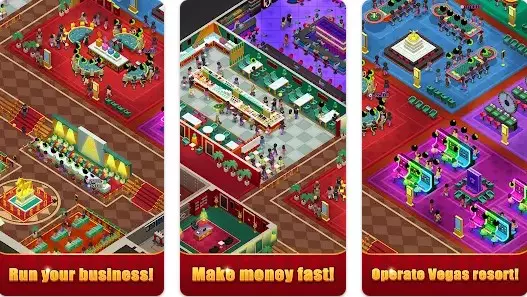 Gameplay screenshot from idle vegas resort tycoon for Android