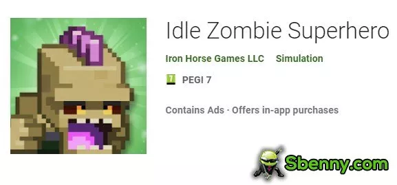 idle zombie superhero