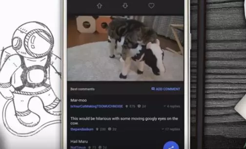 Gameplay screenshot from imgur awesome images and gIFs for Android